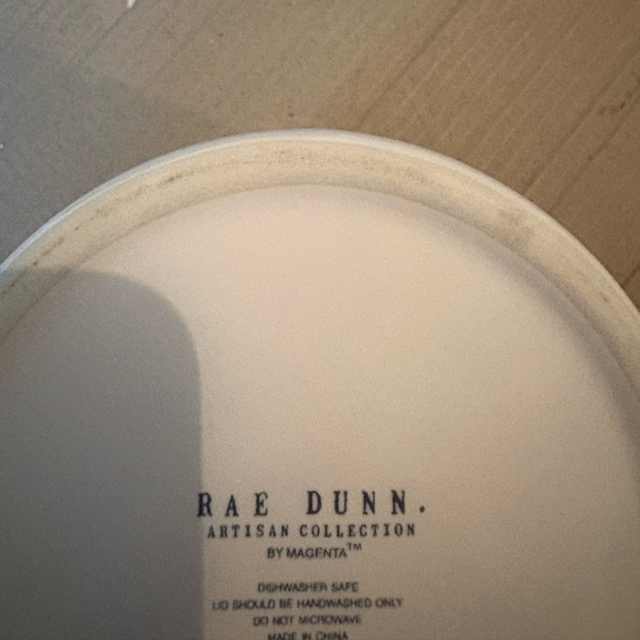 Rae Dunn White Pumpkin Canister with Orange Lid - Picture 2 of 2